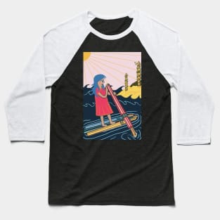 Six of Swords Baseball T-Shirt